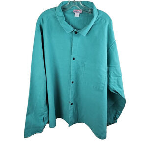 Westex Welding Jacket Proban FR-7A Flame Resistant 100% Cotton Green 2X Clean